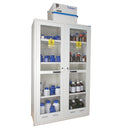 Ecosafe Sicherheitsschrank - Hoch 2 Glastüren - 2 Innenfächer