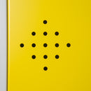 Ecosafe Sicherheitsschrank Hoch 2 Gelbe Türen