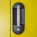 Ecosafe Sicherheitsschrank Hoch 2 Gelbe Türen