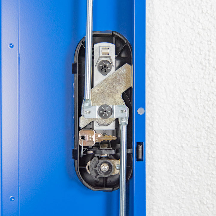 Ecosafe Sicherheitsschrank Hoch 2 Blaue Türen