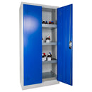 Ecosafe Sicherheitsschrank Hoch 2 Blaue Türen