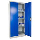 Ecosafe Sicherheitsschrank Hoch 2 Blaue Türen