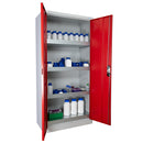 Ecosafe Sicherheitsschrank Hoch 2 Rote Türen