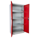 Ecosafe Sicherheitsschrank Hoch 2 Rote Türen