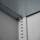 Ecosafe Sicherheitsschrank Hoch 2 Rote Türen