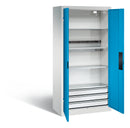 C+P Akkuladeschrank Serie 89, H1950xB930xT500mm