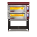 SGS Gastro Bakery & Confectionery Oven / 2 Baking Chambers with Steam System / Incl. Hood & Base / 15 kW