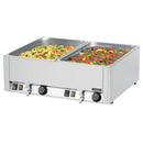 Casselin Bain-Marie 2 x GN1/1 -150 mit 2 Ablasshähnen