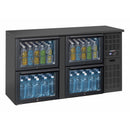 Casselin Barkühlschrank 2 x 2 Glas Schubladen