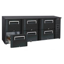 Casselin Barkühlschrank 3 x 2 Schubladen
