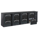 Casselin Barkühlschrank 4 x 2 Schubladen