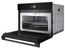 Bauknecht BMP9O7TK Einbau-Mikrowelle mit Grill und Heißluft Schwarzes Glas