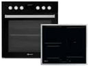Bauknecht HEKO F500 Set Einbauherd HIS5 EI8VS3 ES + Induktionskochfeld BU 1760C FT