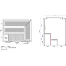 EAGO AWT E1241A rote Zeder 220x170 9kW EOS Cubo