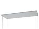 Berbel DKG Glas 120 SK SG - 1050572 Deckenkonsole Silbergrau