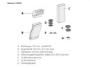 Berbel Set 1100095DLA Downline Infinity Pro BKA 90 DLIP Kochfeldabzug Induktion Mattschwarz + Abluft-Set DL 1100063
