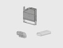 Berbel Set 1100092DLUBUR Downline Compact BKA 83 DLC Kochfeldabzug Induktion Mattschwarz + Umluft-Set permalyt® DL BUR 1100087