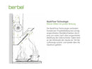 Berbel Firstline BEH 90 FL - 1070090 Einbauhaube 90 cm Edelstahl