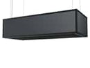 Berbel Skyline Frame BIH 120 SKF permalyt® Inselhaube 120 cm Dekor Glas Schwarz