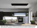 Berbel Skyline Frame BIH 140 SKF permalyt® Inselhaube 140 cm Dekor Glas Schwarz