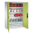 C+P Sportgeräteschrank Sport, 1950x1200x500mm, 7035/5010