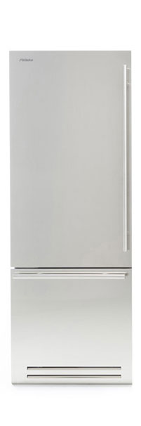 Fhiaba Kühlschrank-Freezer Brilliance BS7490TST, 75 cm, Edelstahl