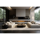 Alvi Prague Eingebauter Dampfkamin FireSpa 1800 mm