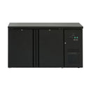 Flaschenkühltisch 280 Liter | Schwarz | 2 Türen | 1465 x 520 x 840 mm