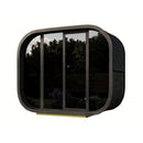 Fjordholz Fass-Sauna Modell Luxe-5 Black Edition