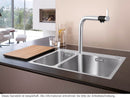 Blanco Andano 340/180-IF/A - 525 247 Edelstahlspüle Seidenglanz