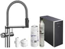 Blanco Set Trinkwasserarmatur Choice Icona Edelstahl gebürstet + Kühl- und Karbonisierungseinheit Choice.All