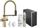 Blanco Set Trinkwasserarmatur Choice Icona Satin Gold + Kühl- und Karbonisierungseinheit Choice.All