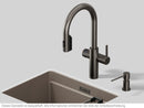 Blanco 527929 Trinkwasserarmatur Choice Icona-C Schwarz Matt (ohne Filtersystem nicht betriebsbereit)