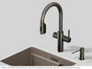 Blanco 527931 Trinkwasserarmatur Choice Icona-C Satin Dark Steel (ohne Filtersystem nicht betriebsbereit)