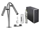 Blanco Set Trinkwasserarmatur Choice Luneoo-S Edelstahl gebürstet + Choice.All