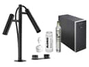 Blanco Set Trinkwasserarmatur Choice Luneoo-S Schwarz Matt + Choice.All