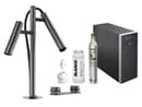 Blanco Set Trinkwasserarmatur Choice Luneoo-S Satin Dark Steel + Choice.All