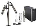 Blanco Set Trinkwasserarmatur Choice Luneoo-S Satin Platinum + Choice.All