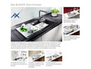 Blanco Axia III XL 6 S Felsgrau - 523 501 Granitspüle