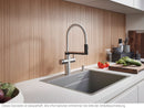 Blanco Choice Icona Satin Dark Steel - 527 659 Trinkwasserarmatur (ohne Filtersystem nicht betriebsbereit)