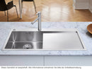 Blanco Claron 5 S IF 521626 Edelstahlspüle Seidenglanz