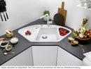 Blanco Delta II Softweiß - 527 055 Granitspüle
