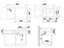 Blanco Divon II 6 S-IF 521662 Edelstahlspüle Seidenglanz