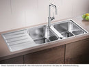 Blanco Lemis 8 S-IF - 523 037 Edelstahlspüle Bürstfinish