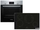 Bosch HBD231BR80 Set Backofen HBF133BR0 + Induktionskochfeld PIE811BB5E