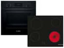 Bosch HBD231FB66 Set Backofen HBF133BA1 + Glaskeramikkochfeld PKE61RAA2E