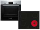 Bosch HBD231BR61 Set Backofen HBF133BR0 + Glaskeramikkochfeld PKE61RAA2E