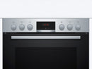 Bosch HND411LR62 Set Einbauherd HEA513BR2 Edelstahl +  Glaskeramikkochfeld NKN645GA2E autark