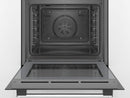 Bosch HND411LR62 Set Einbauherd HEA513BR2 Edelstahl +  Glaskeramikkochfeld NKN645GA2E autark