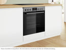Bosch HND411LS63 Set Einbauherd HEA513BS3 + Glaskeramikkochfeld NKN645GA2E